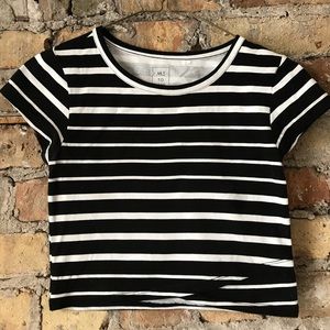 Pacsun striped crop top